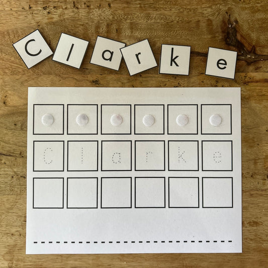 Customized Name Practice