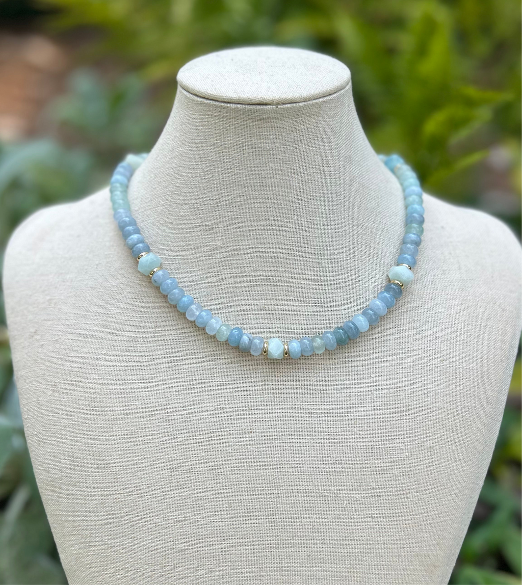 Cora Necklace-Ice Blue