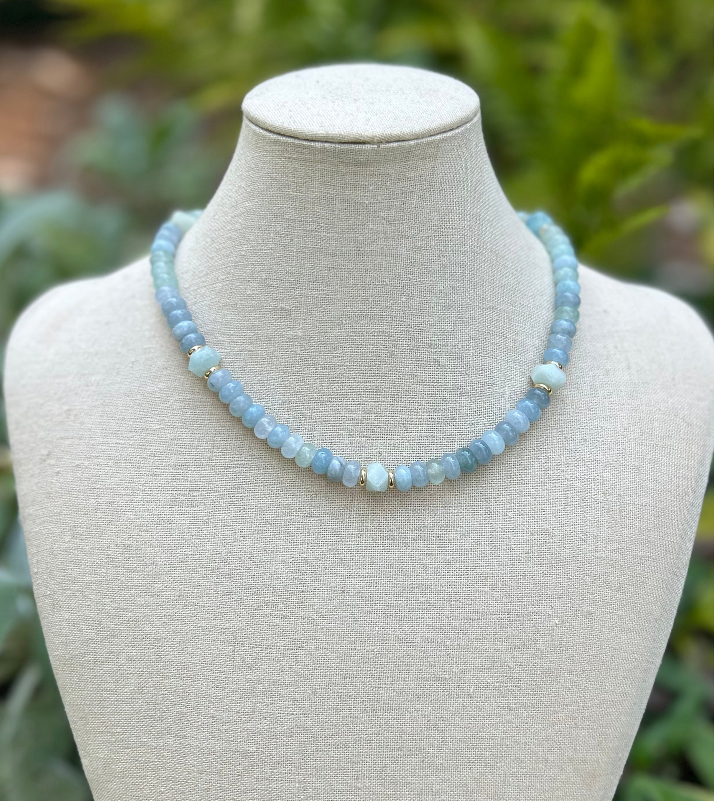 Cora Necklace-Ice Blue