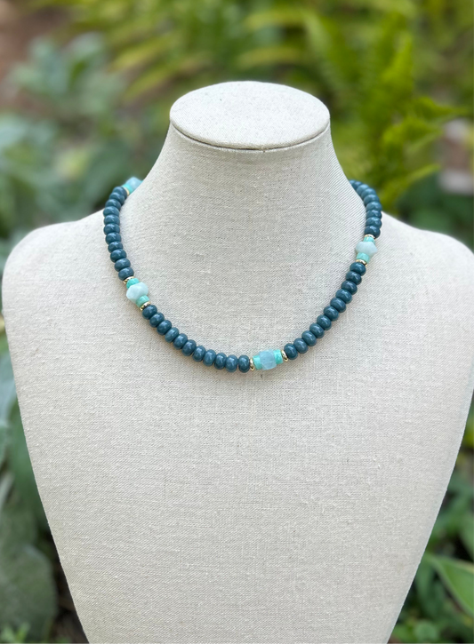 Cora Necklace-Turquoise