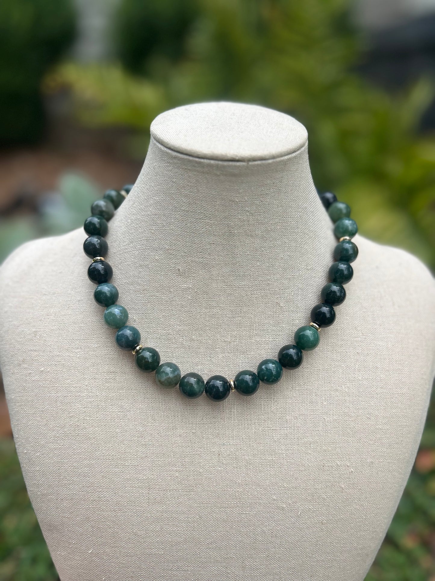 Sarah Necklace-Jade