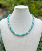 Cora Necklace-Teal