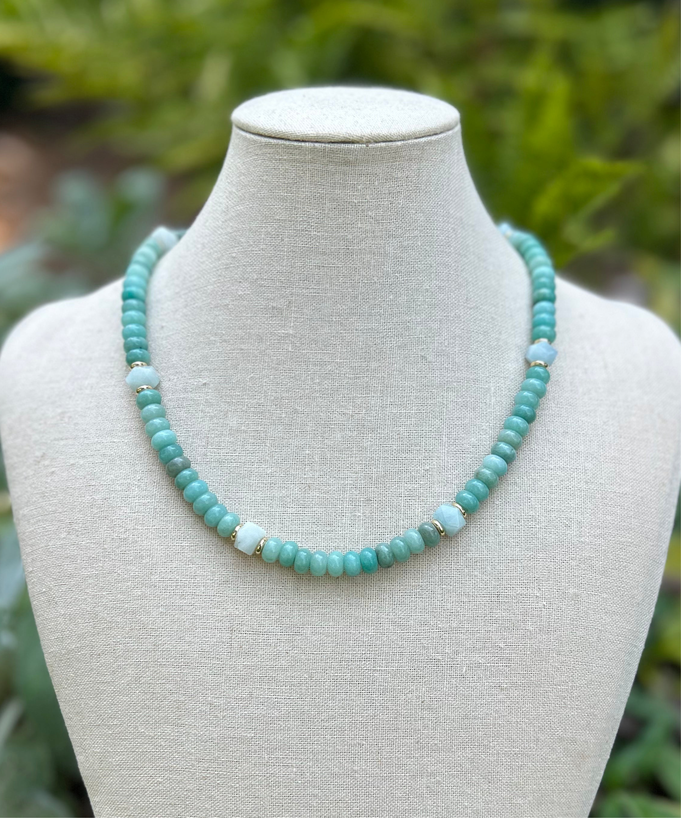 Cora Necklace-Teal