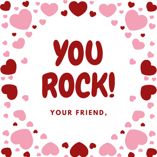 You Rock Valentine (Pink)