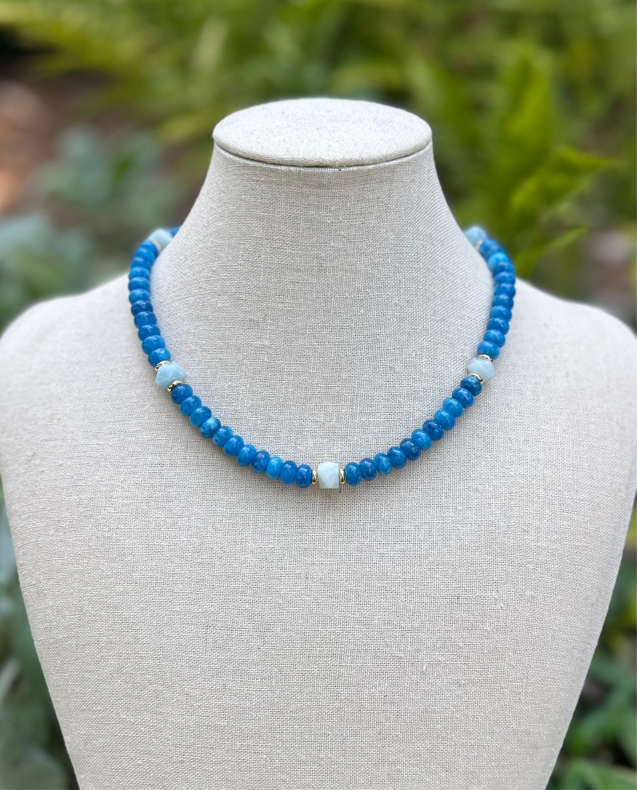 Cora Necklace-Blue