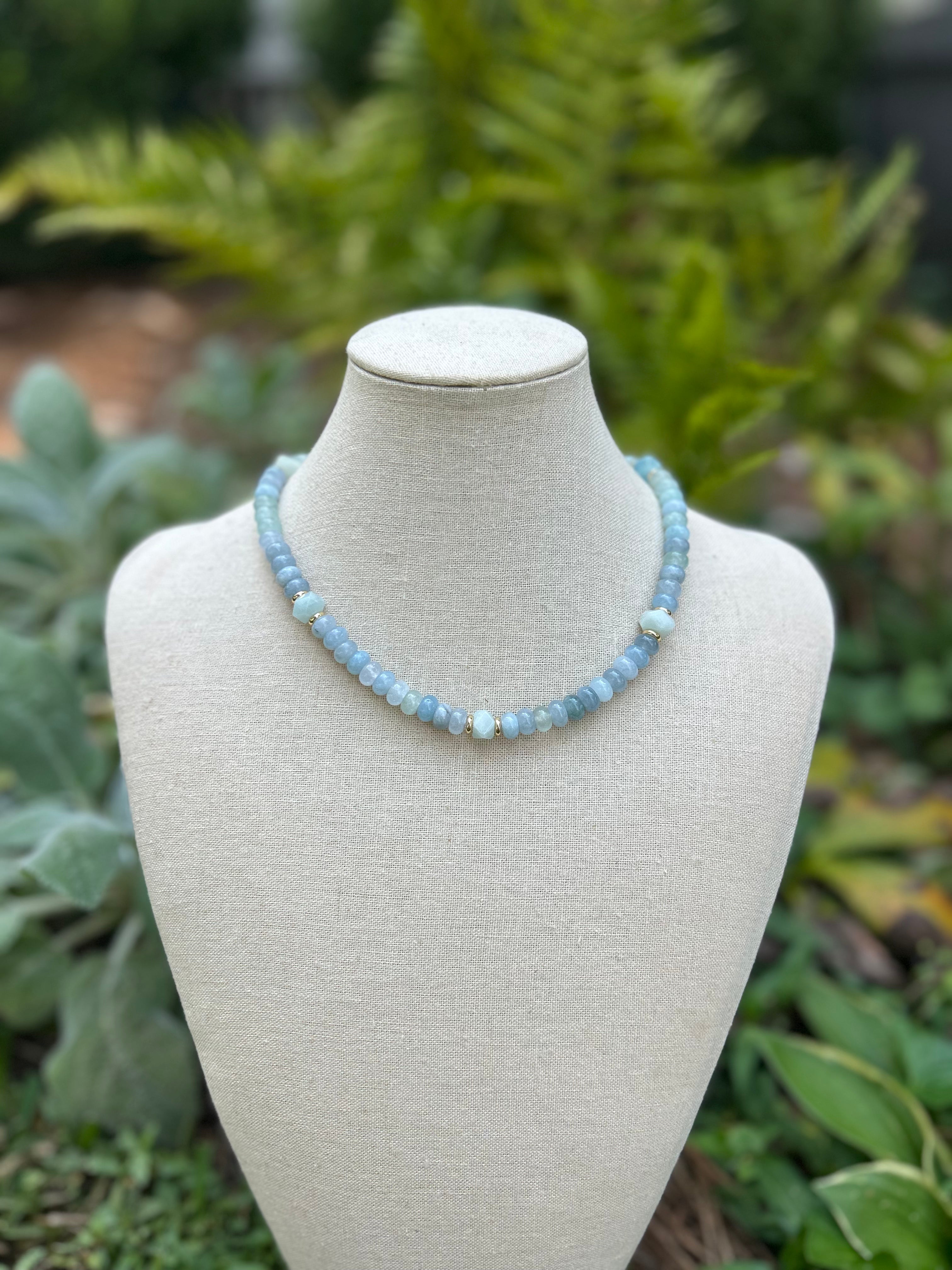 Cora Necklace-Ice Blue