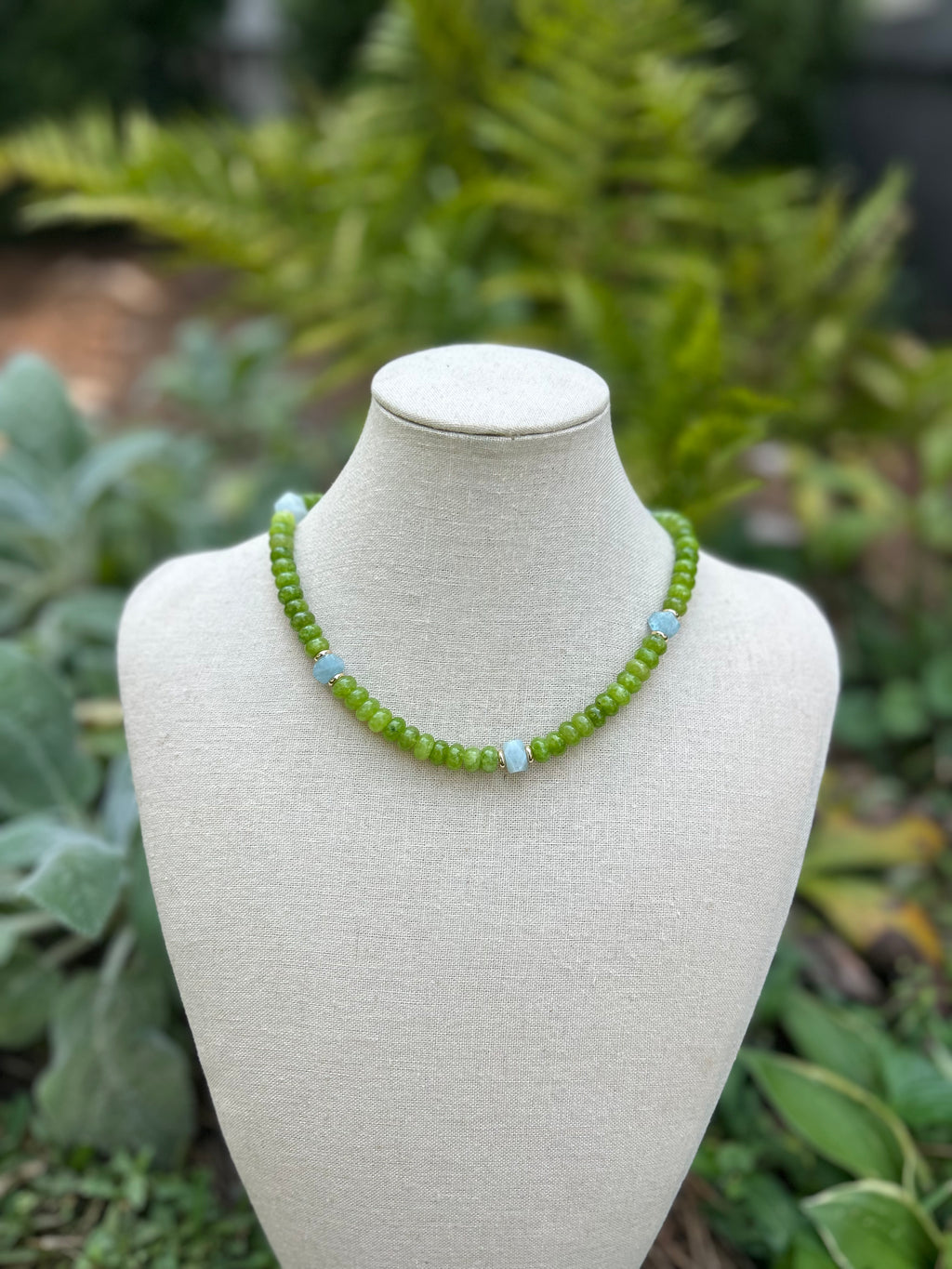 Cora Necklace-Olive