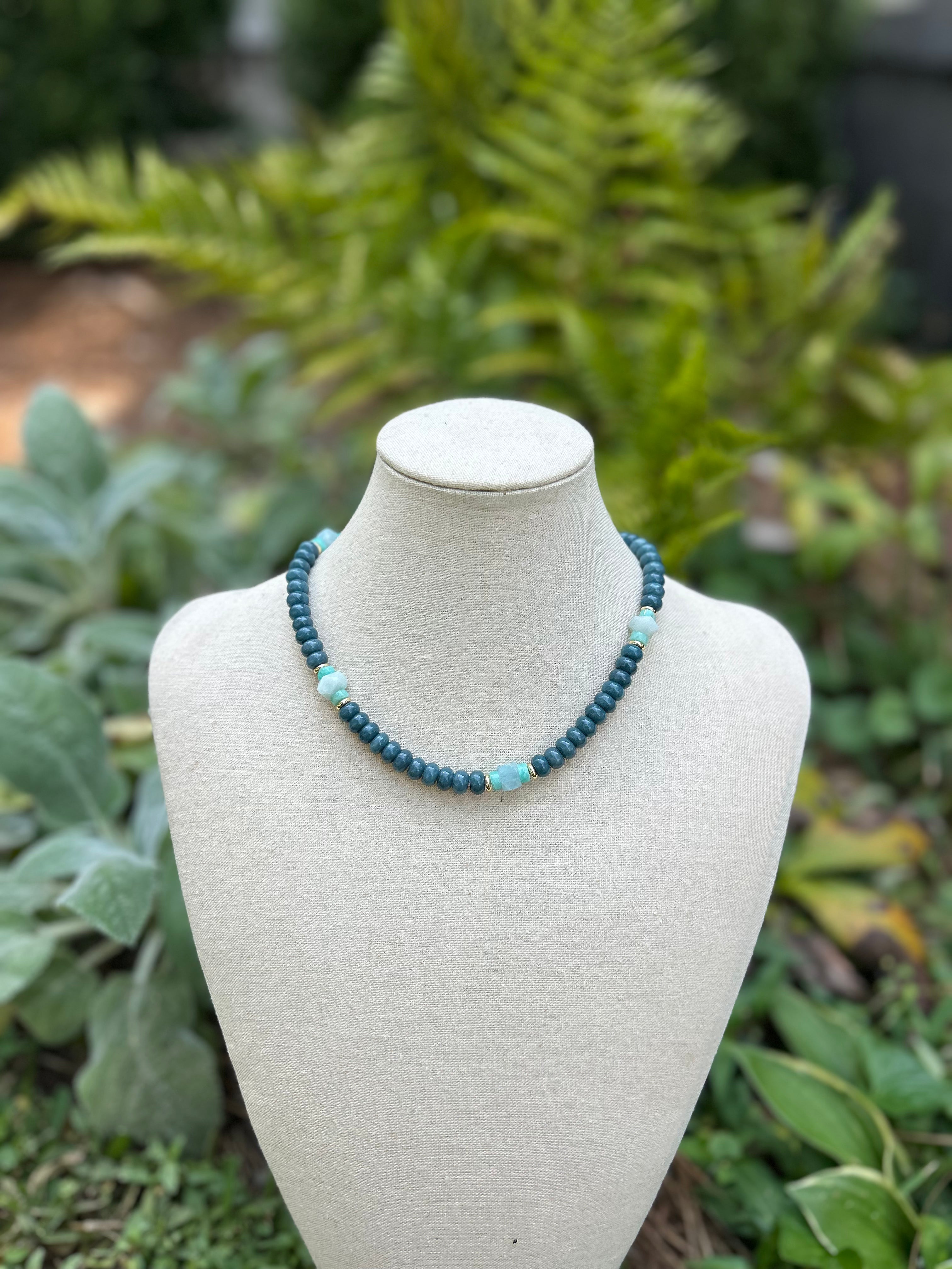 Cora Necklace-Turquoise
