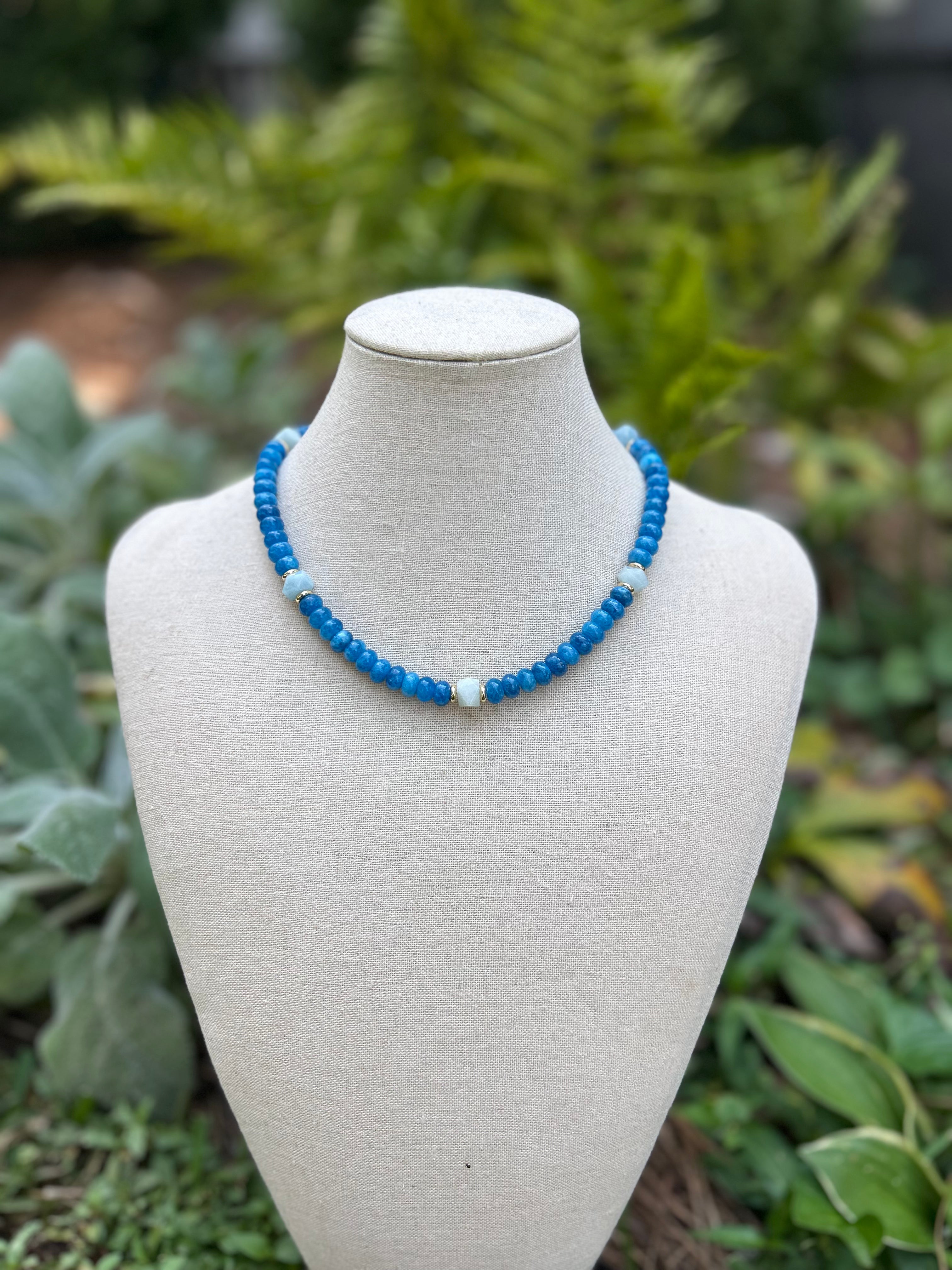 Cora Necklace-Blue