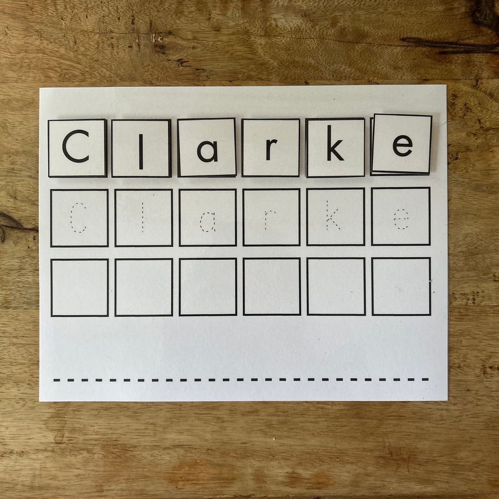 Customized Name Practice