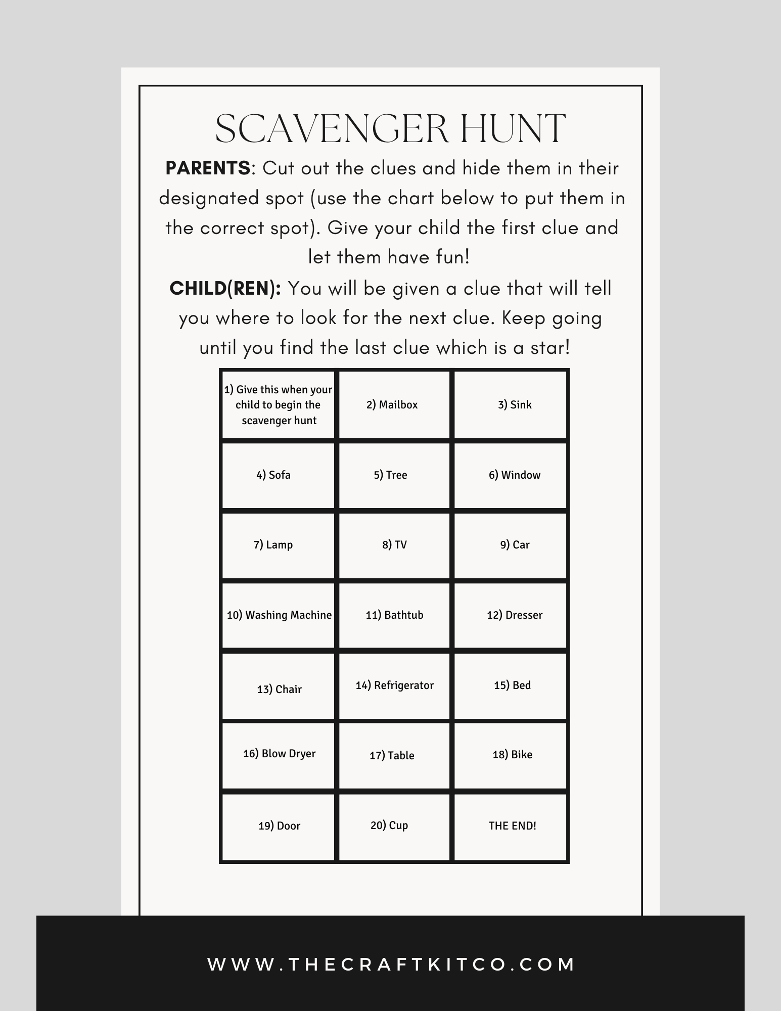 Scavenger Hunt