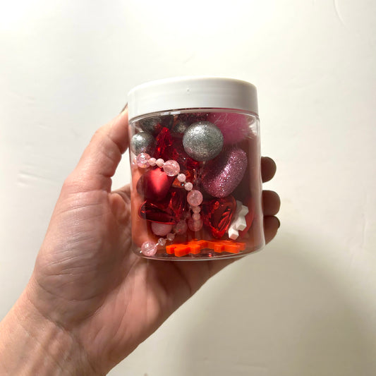 Large Valentines Playdough Jar